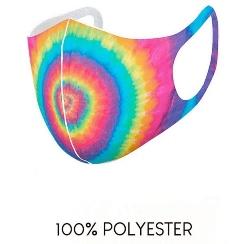 NIB tyedye face fabric mask print